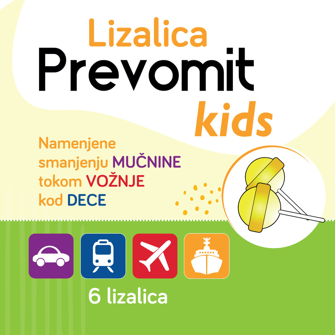 Prevomit Kids lizalice protiv mučnine 1