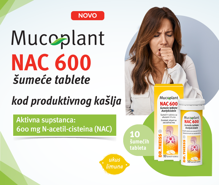 Mucoplant NAC 600 šumeće tablete 1